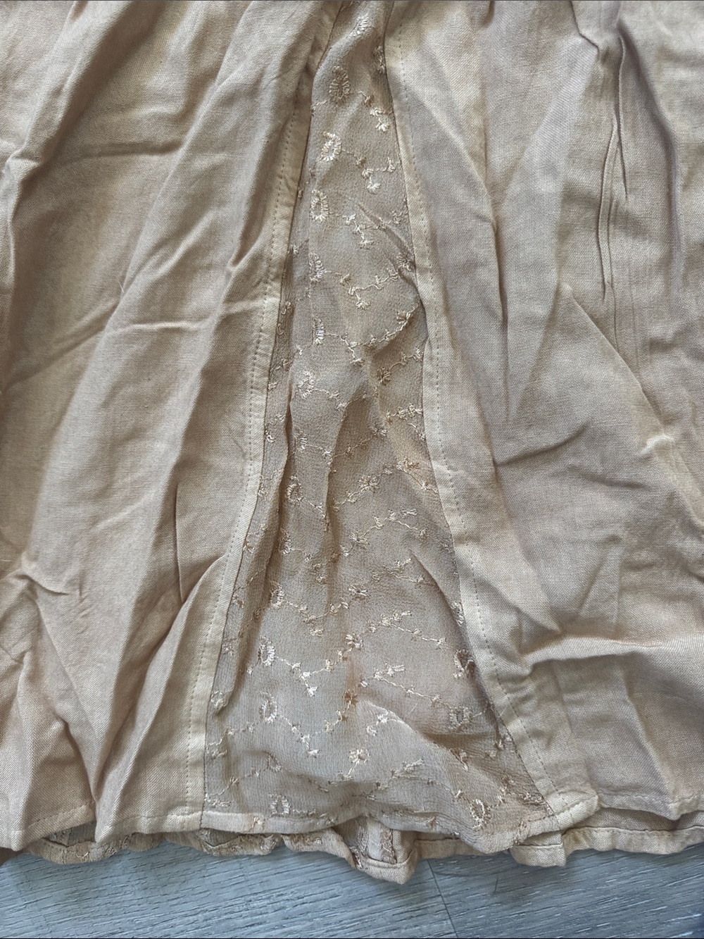 Roaman’s Light Beige Button-Front Tunic - Picture 7 of 10